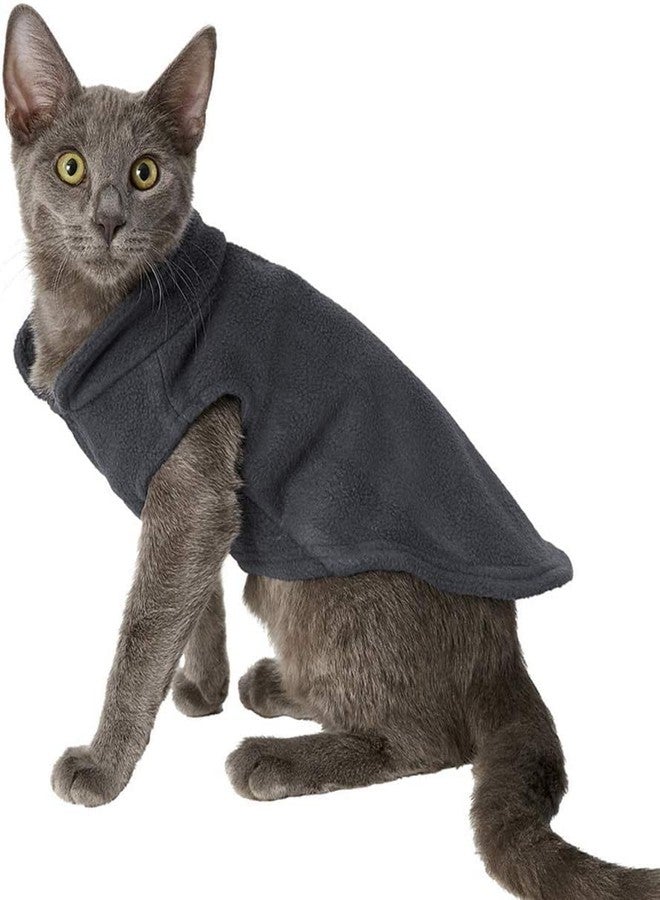PETANGEL Drooling Light Weight Winter Fleece Vest Pullover for Small Dogs and Cats | Warm Turtle Neck Pullover for Maltese, Papillon, Shish Tzu etc. (Size: M, Chest: 44cm, Back Length: 34cm) - Image 3